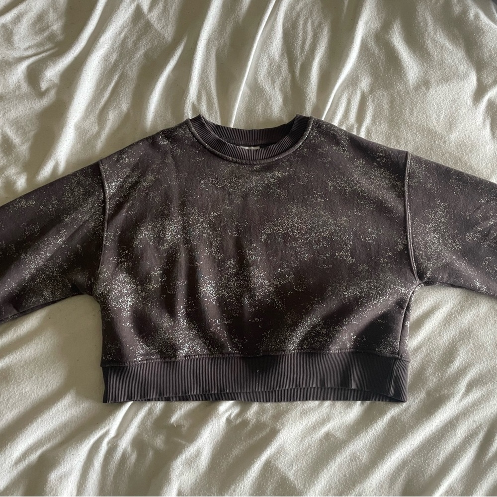 Zara Girl’s Shimmer Crop Sweater